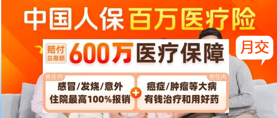 人保百万医疗600万月交